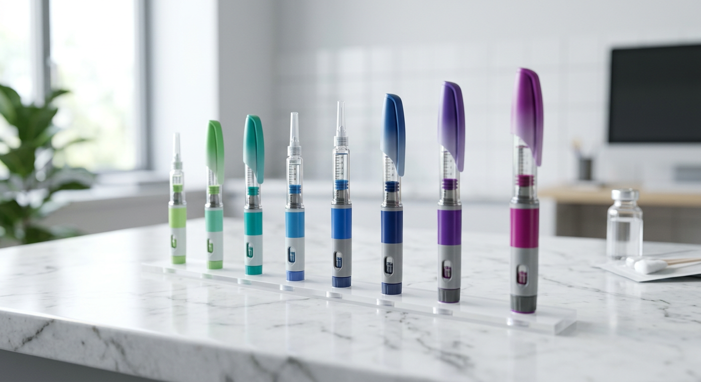 Geleidelijk doseringsschema van GLP-1 medicatie met oplopende doseringen over meerdere maanden