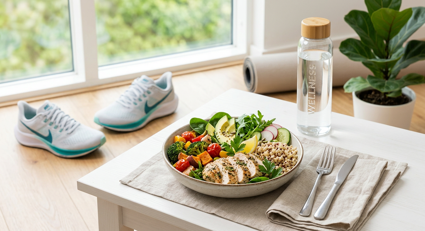 Gezonde voeding en beweging als ondersteuning voor een goede insulinegevoeligheid en hormonale balans