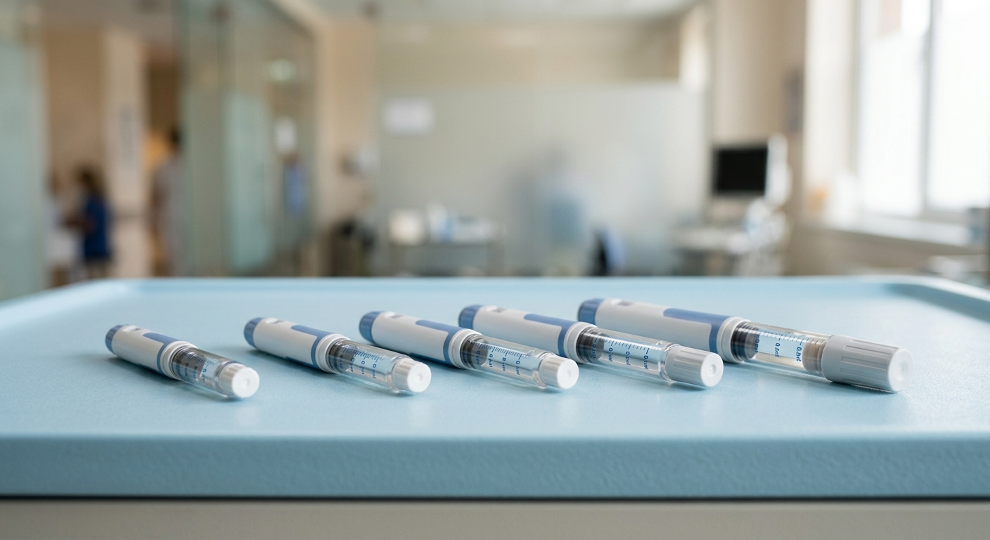 Stapsgewijs opbouwschema van semaglutide dosering van 0,25 mg tot 2,4 mg per week